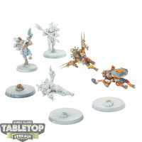 Space Wolves - 5x Wulfen - teilweise bemalt