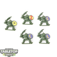 Miniaturen - 5x Orcs - unbemalt