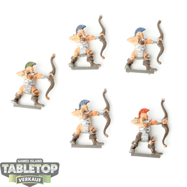Miniaturen - 5x Chaos Bowmen - teilweise bemalt
