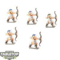 Miniaturen - 5x Chaos Bowmen - teilweise bemalt