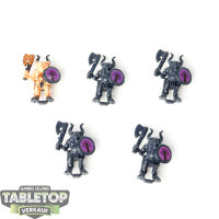 Miniaturen - 5x Beastmen - teilweise bemalt