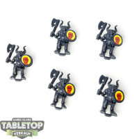 Miniaturen - 5x Beastmen - unbemalt