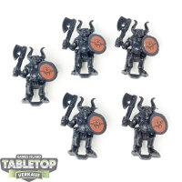 Miniaturen - 5x Beastmen - unbemalt