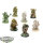 Death Guard - 7x Plague Marines - teilweise bemalt