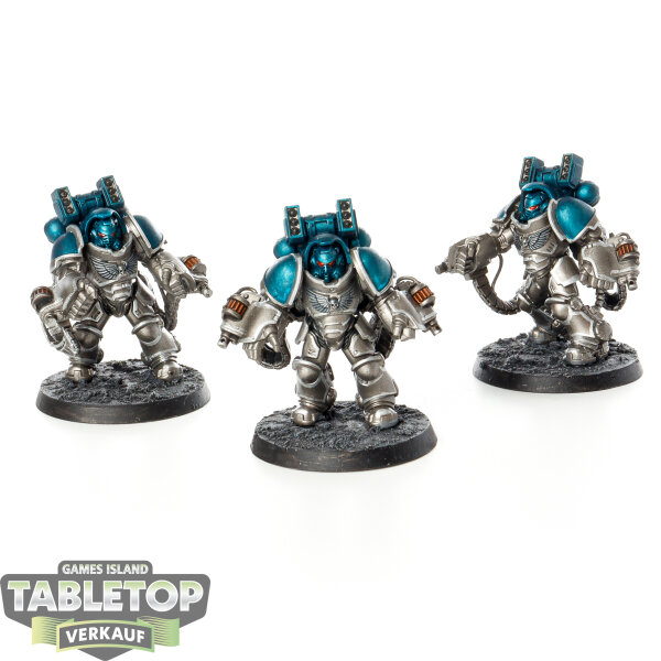 Space Marines - 3x Aggressor Squad - teilweise bemalt