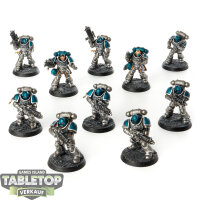 Space Marines - 10x Intercessor Squad - teilweise bemalt