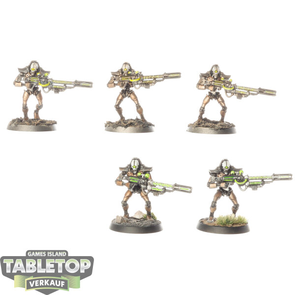 Necrons - 5x Deathmarks - bemalt