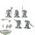 Adeptus Custodes - 5x Custodian Wardens - teilweise gebaut