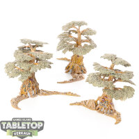 Sylvaneth - 3x Awakened Wyldwood - teilweise bemalt