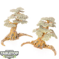 Sylvaneth - 2x Awakened Wyldwood - teilweise bemalt