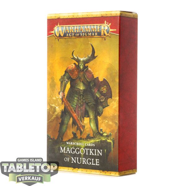 Maggotkin of Nurgle - Warscroll Cards 4. Edition - englisch