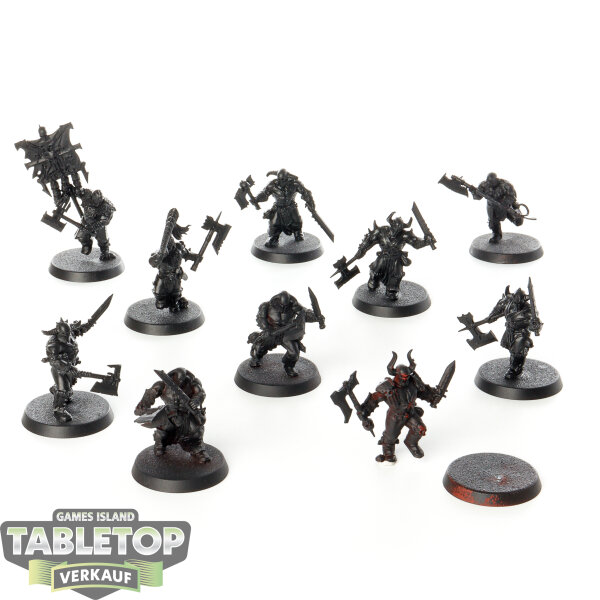 Blades of Khorne - 10x Bloodreavers - teilweise bemalt