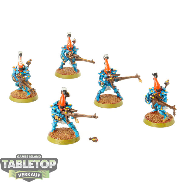 Aeldari - 5x Dire Avengers - bemalt