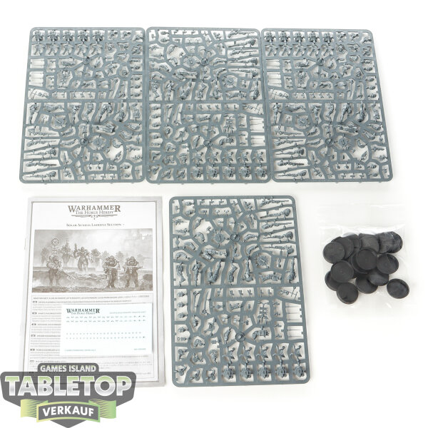 Horus Heresy - 20x Solar Auxilia Lasrifle Section - im Gussrahmen
