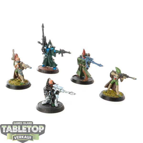 Aeldari - 5x Rangers klassisch - teilweise bemalt