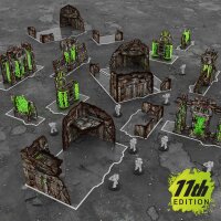 Green Stuff World - Pre-Painted Foldable Terrain Pack...