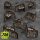 Green Stuff World - Pre-Painted Foldable L-Shaped Ruins 11th Edition (Pack x8)