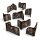 Green Stuff World - Pre-Painted Detachable Ruined Corner Walls 11th Edition (Pack x8)