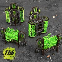 Green Stuff World - Pre-Painted Plasma Walls and...