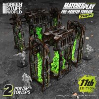 Green Stuff World - Pre-Painted Power Towers 11th Edition