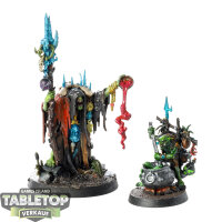 Orruk Warclans - Swampcalla Shaman with Pot-grot - bemalt