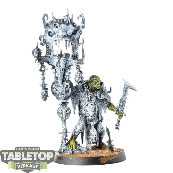 Orruk Warclans - Murknob with Belcha-banna - teilweise bemalt