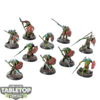 Orruk Warclans - 10x Gutrippaz - teilweise bemalt
