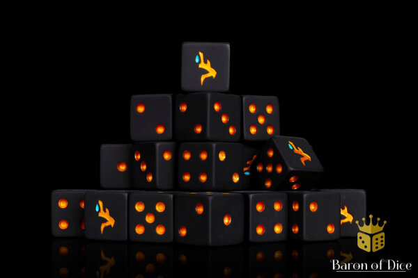 Baron of Dice - Star Battle | Firstborn 16mm Square Corner Dice (25)