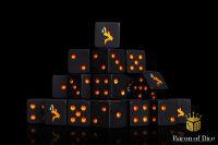 Baron of Dice - Star Battle | Firstborn 16mm Square Corner Dice (25)