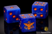 Baron of Dice - Star Battle | Earth Defense 16mm Square Corner Dice (25)