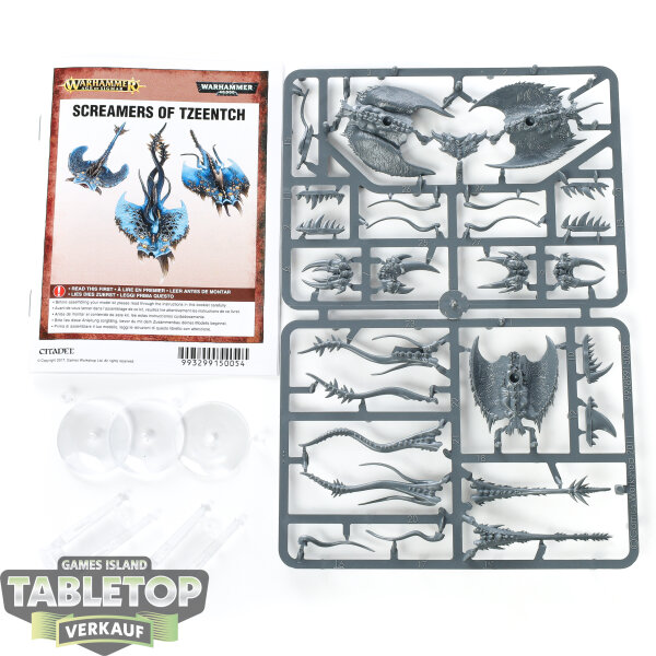 Disciples of Tzeentch - 3x Screamers - im Gussrahmen
