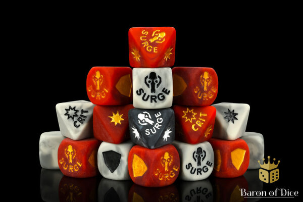 Baron of Dice - Matte Finish, Droid General Dice Set (25)