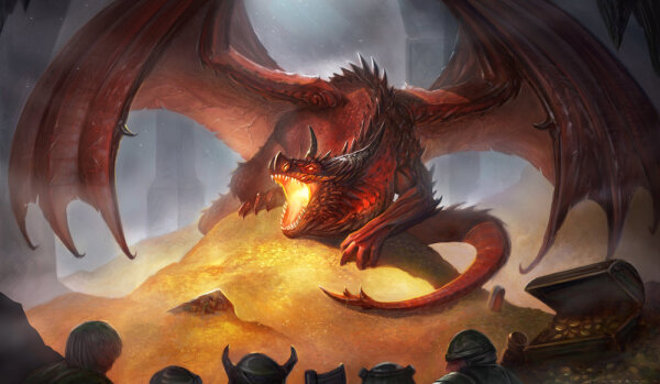 Baron of Dice - Premium Oversized Playmat | James Hayball - Treasure Dragon
