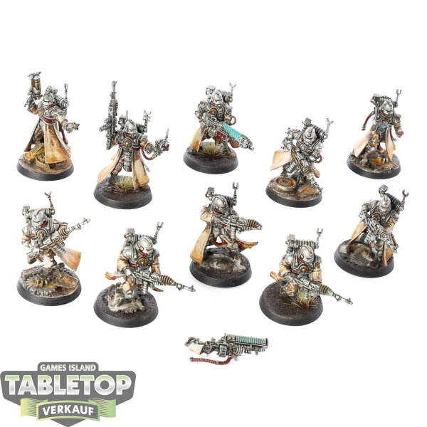 Adeptus Mechanicus - 10x Skitarii Vanguard - bemalt