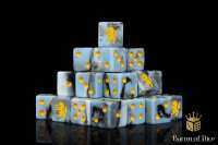 Baron of Dice - Rampant Direwolf 16mm Square Corner Dice...