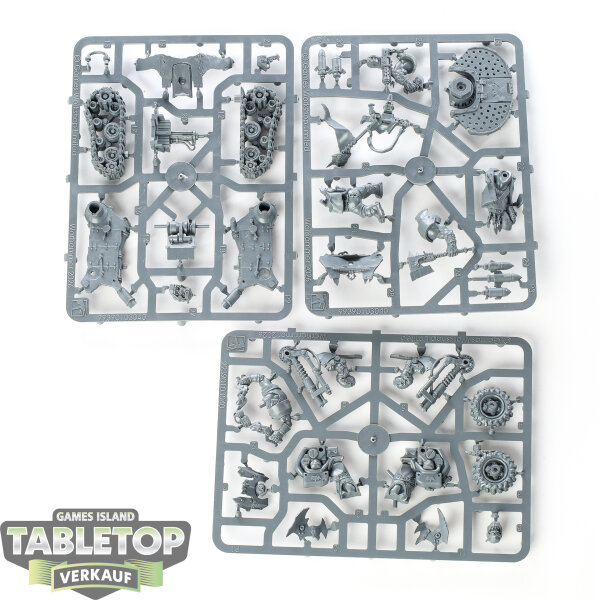 Orks - Wartrakk - im Gussrahmen