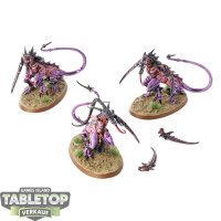 Hedonites of Slaanesh - 3x Fiends - bemalt