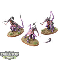 Hedonites of Slaanesh - 3x Fiends - bemalt