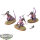 Hedonites of Slaanesh - 3x Fiends - bemalt