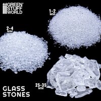 Green Stuff World - Zerkleinerte Glassteine 1–2 mm