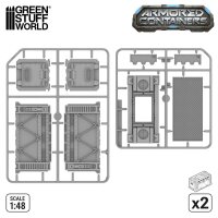 Green Stuff World - Gepanzerte Sci-Fi-Container (Pack x2)