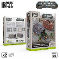 Green Stuff World - Gepanzerte Sci-Fi-Container (Pack x2)