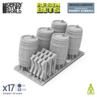 Green Stuff World - Stapelbare Holzfässer 1:35