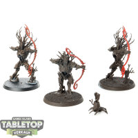 Sylvaneth - 3x Kurnoth Hunters - teilweise bemalt