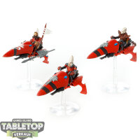 Aeldari - 3x Windriders - teilweise bemalt