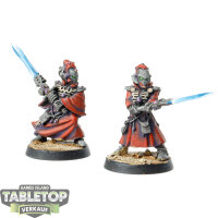 Aeldari - 2x Warlocks klassisch - bemalt