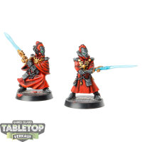 Aeldari - 2x Warlocks klassisch - bemalt