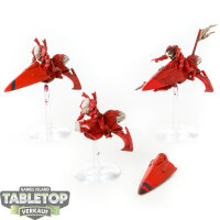 Aeldari - 3x Windriders - teilweise bemalt