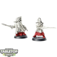Aeldari - 2x Warlocks klassisch - teilweise bemalt