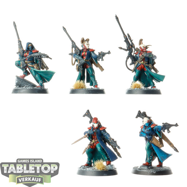 Aeldari - 5x Rangers - bemalt